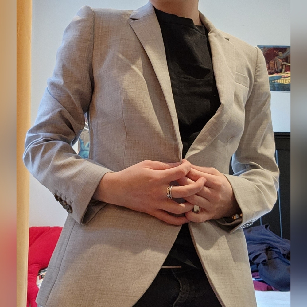 J CREW Blazer light grey